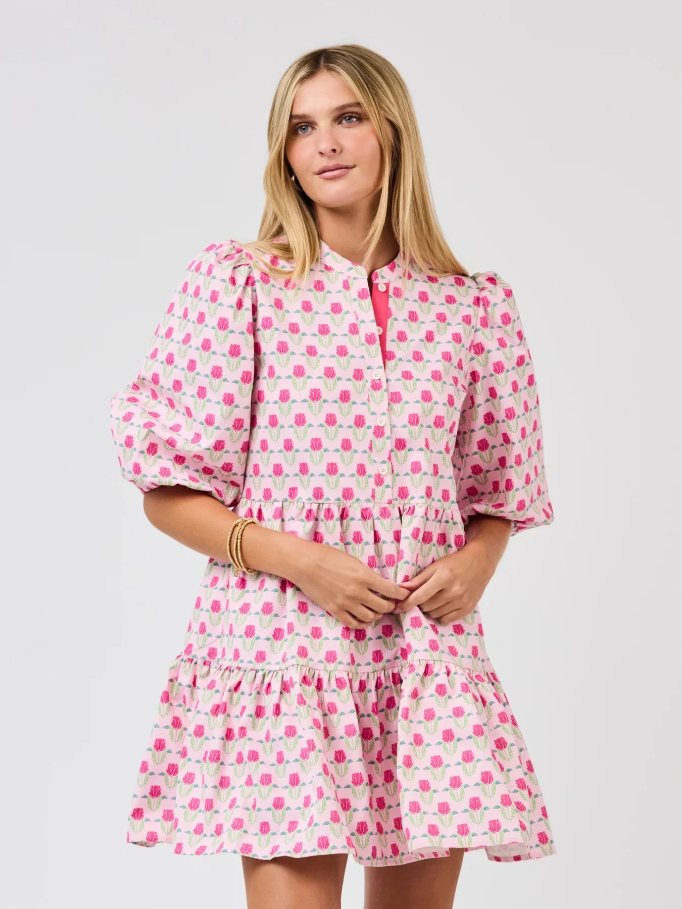 Flora FanFare-Pink Riley Mini Dress