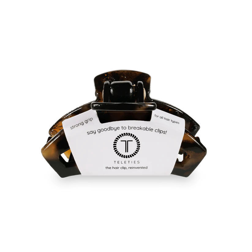 Open|Tortoise|Tiny Hair Clip