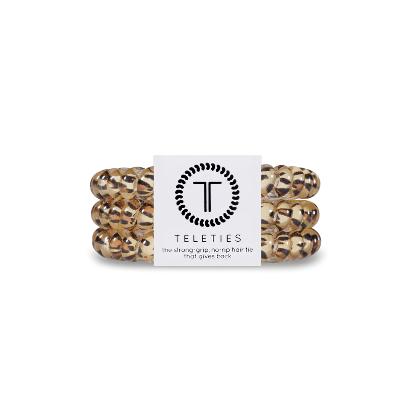 Leopard-Small Hair Ties