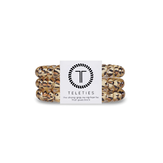 Leopard-Small Hair Ties