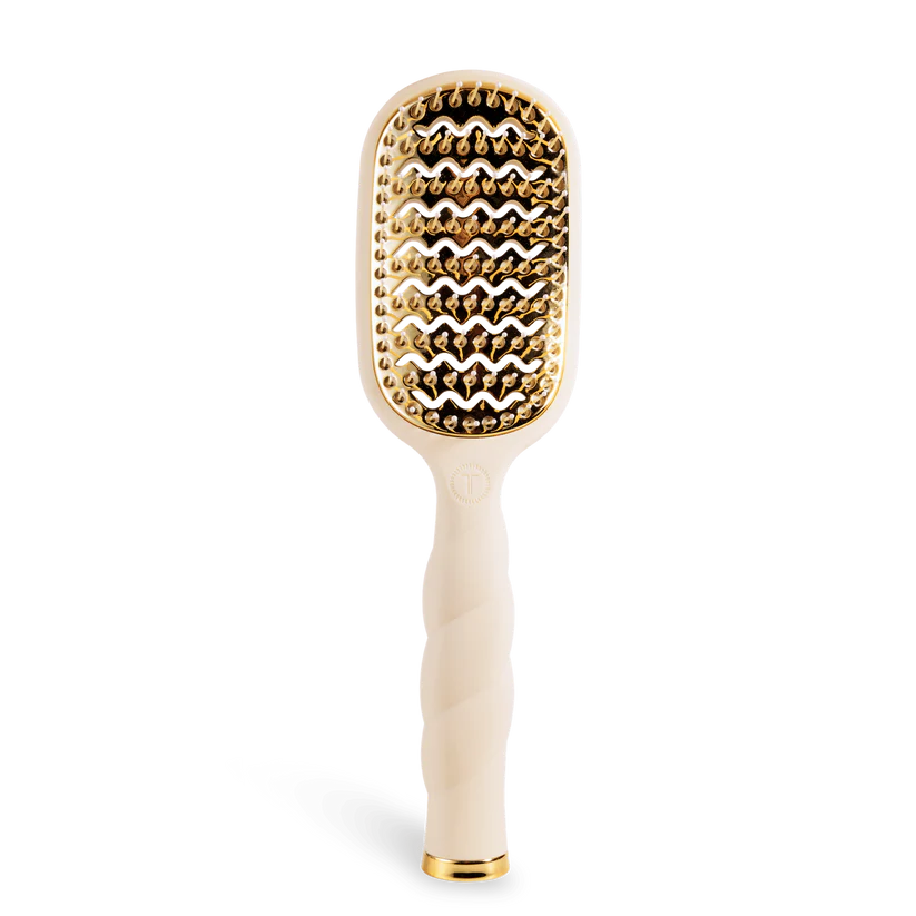 Vented Hair Brush-Tan