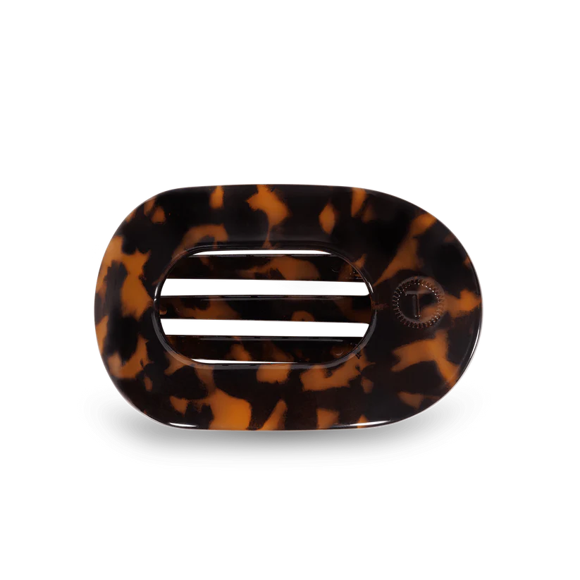 Tortoise Medium Flat Hair Clip