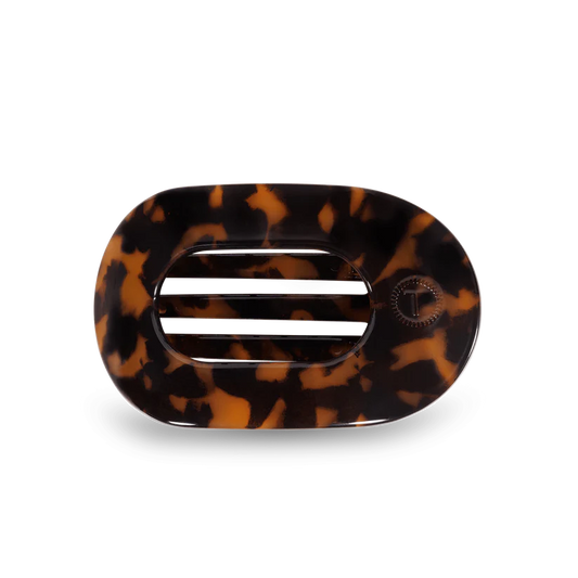 Tortoise Medium Flat Hair Clip