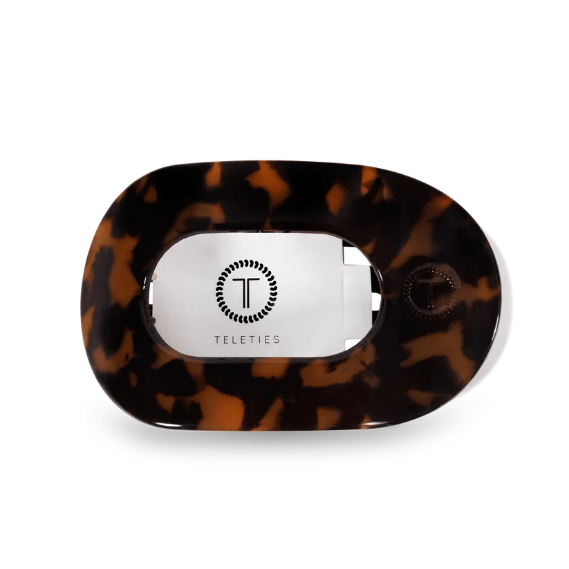 Tortoise Medium Flat Hair Clip
