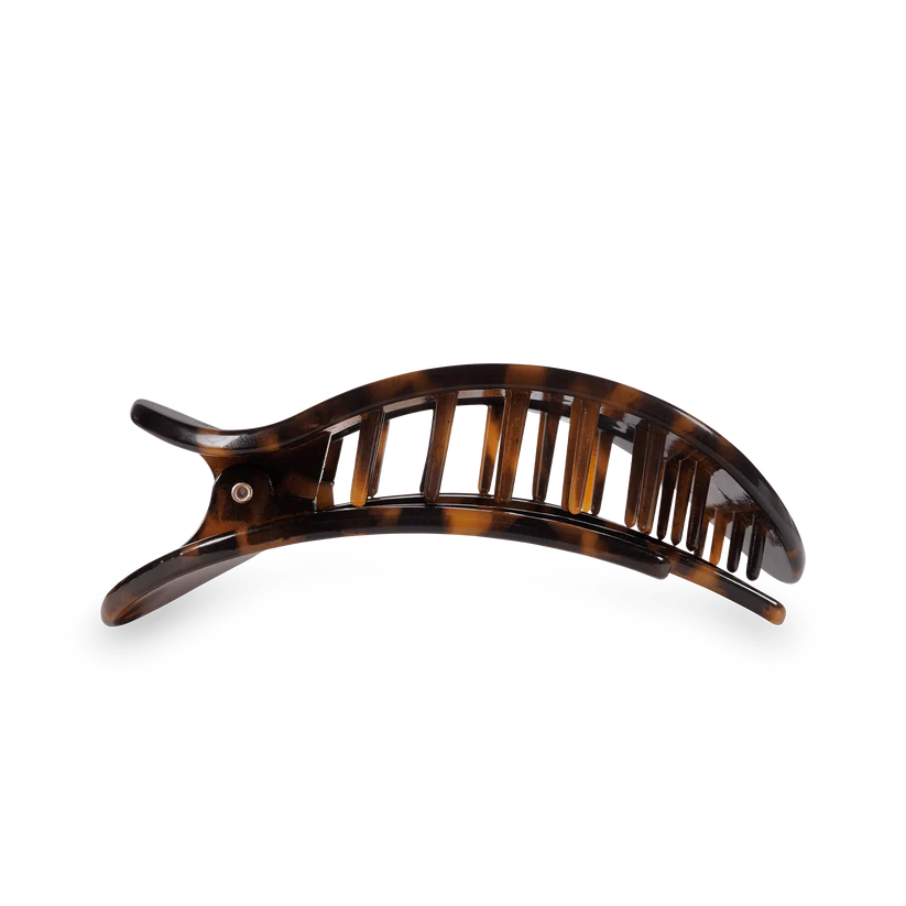 Tortoise Medium Flat Hair Clip