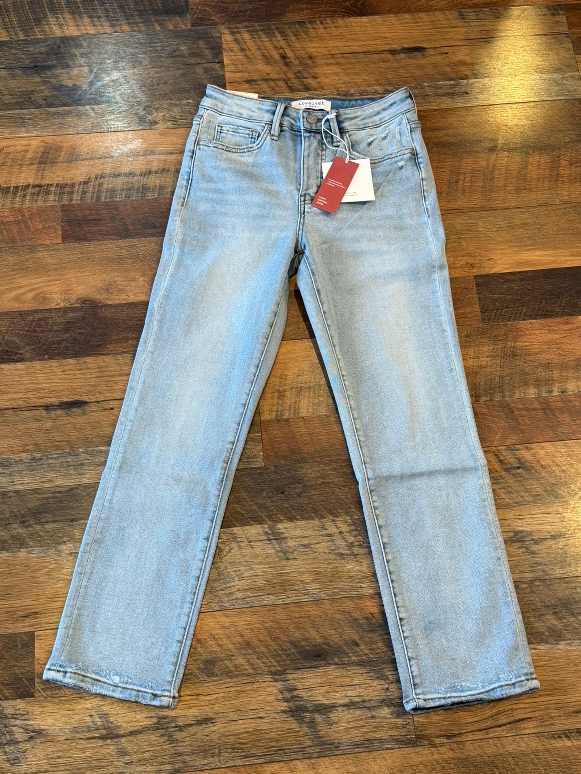 Vervet Wizardly  High Rise Slim Straight Jean