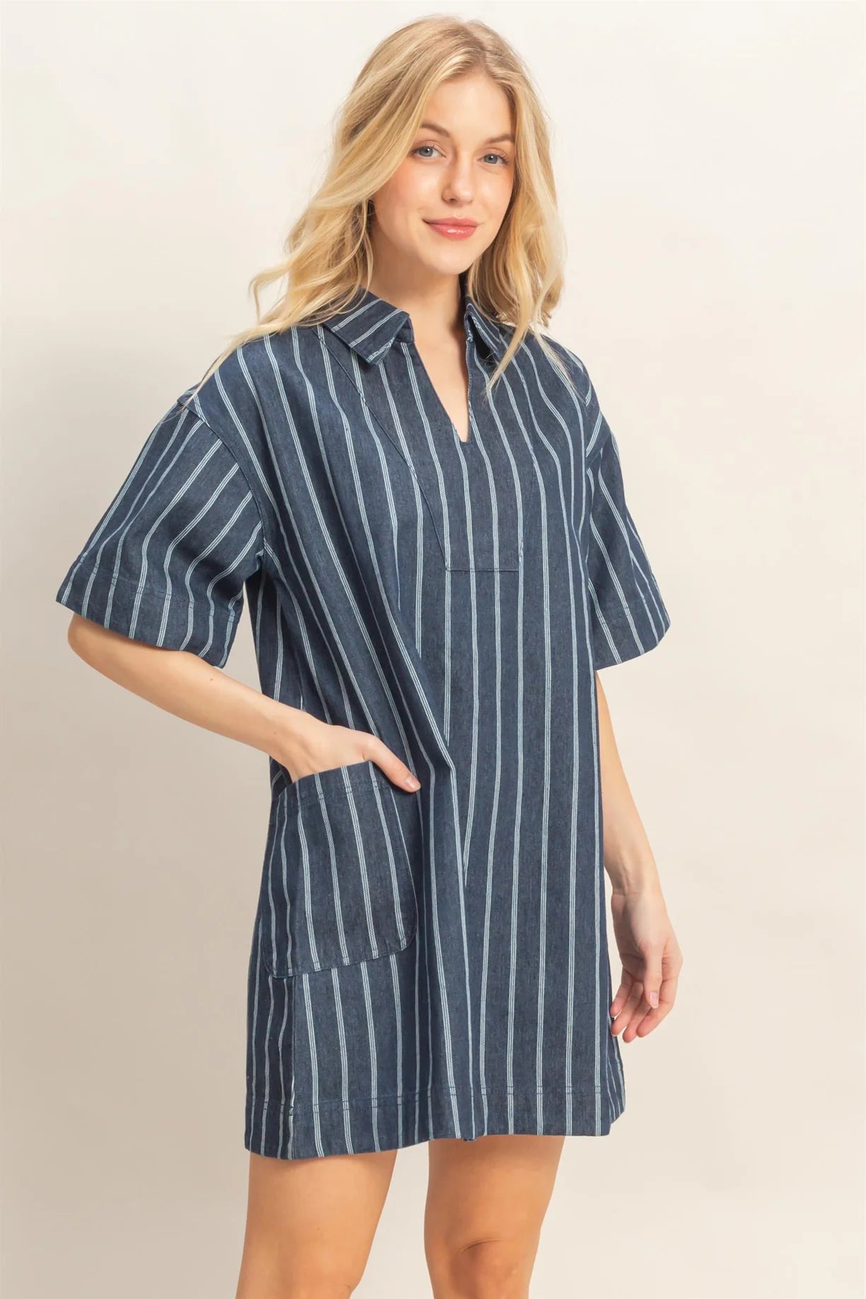 The Breezy Blue Denim Dress