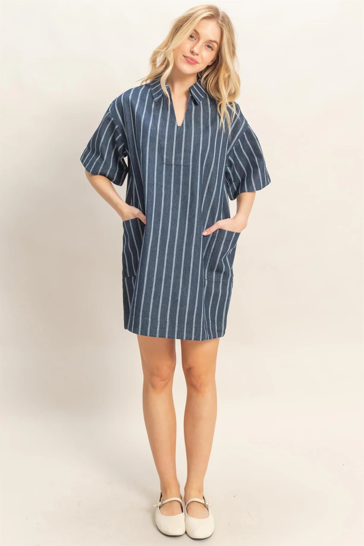 The Breezy Blue Denim Dress