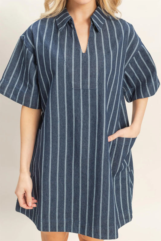 The Breezy Blue Denim Dress