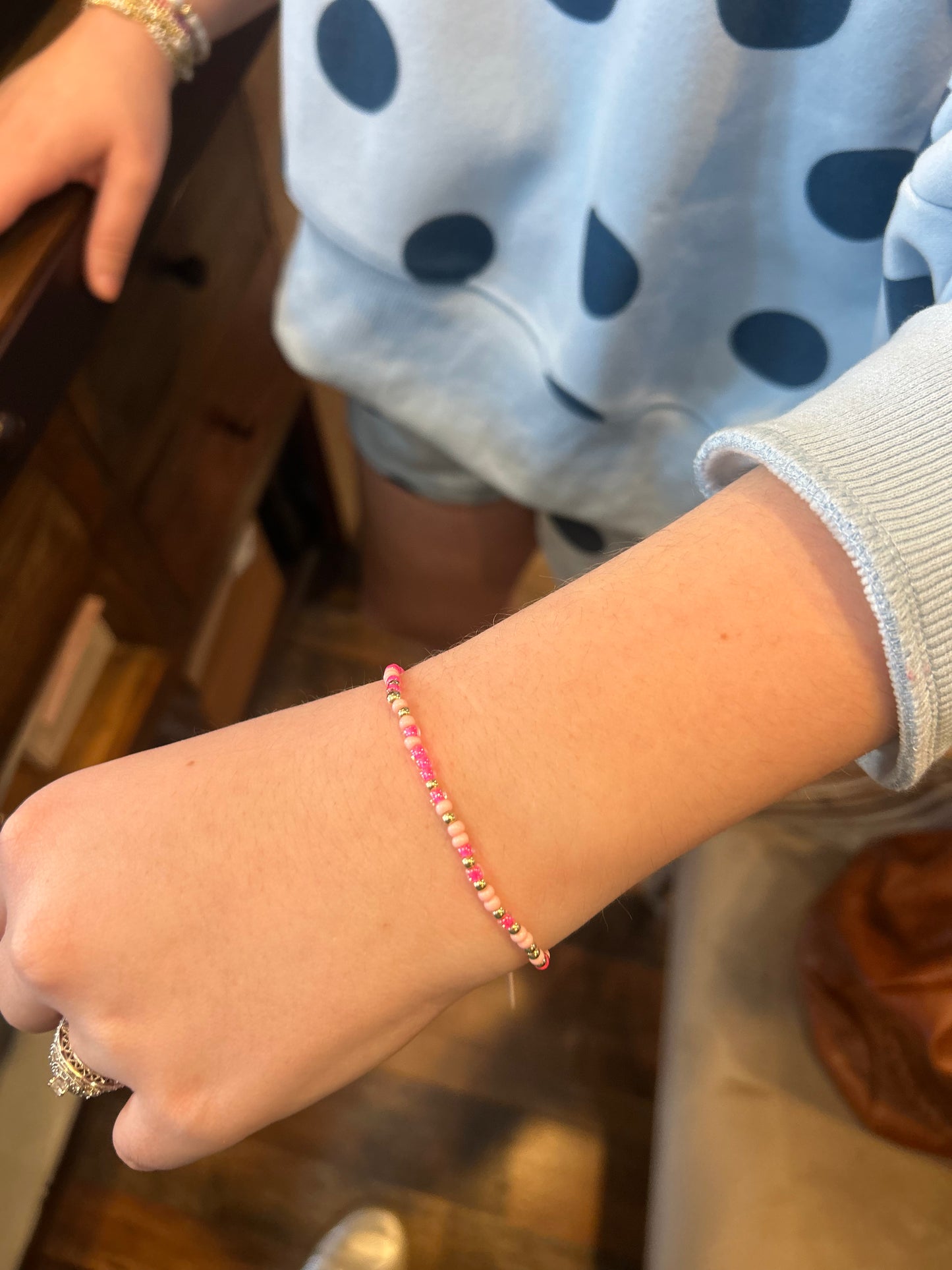 Hot Pink Sprinkle Bracelet