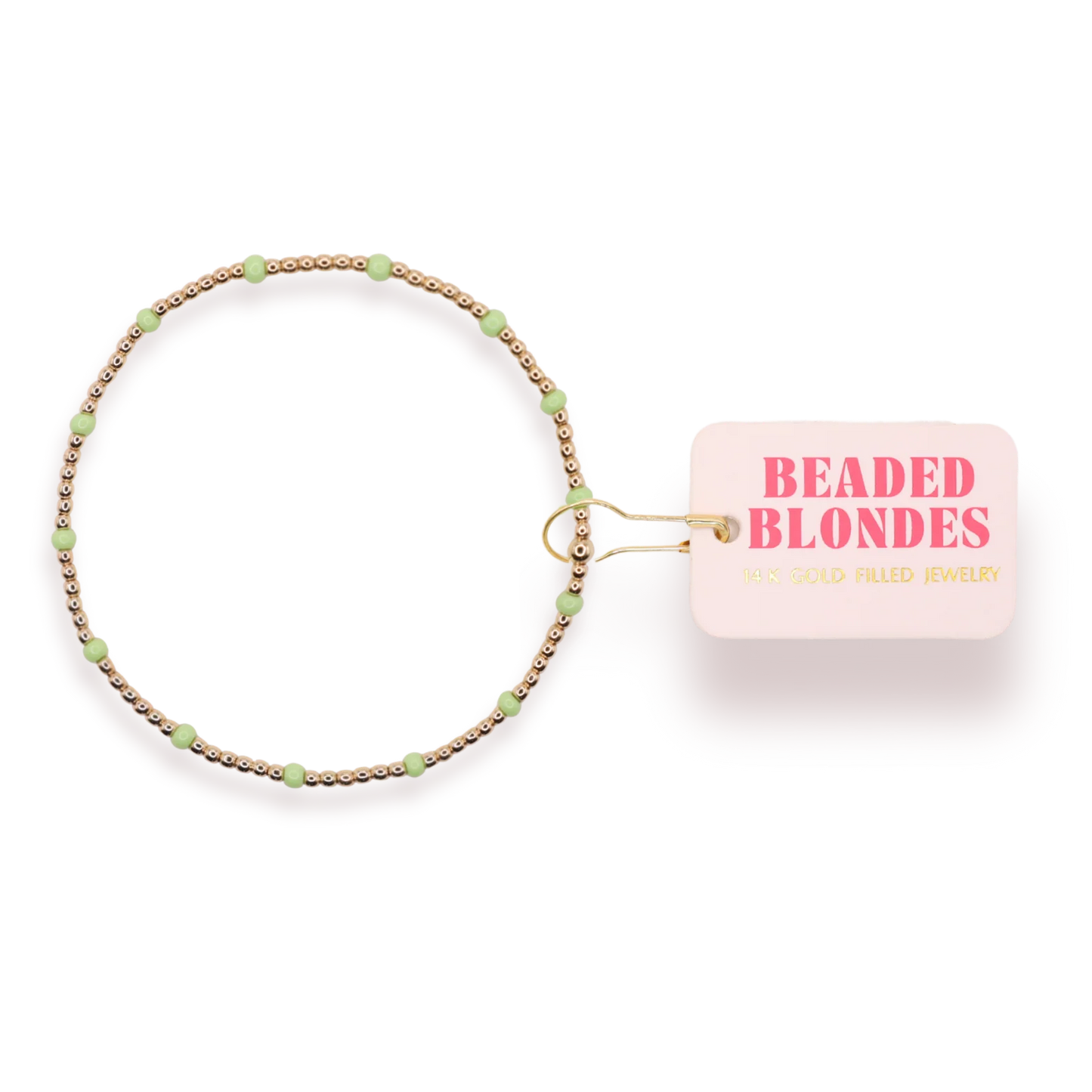 Pastel Green Dainty Poppi Bracelet