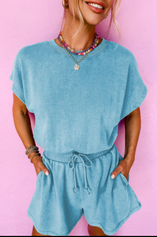 MIST BLUE ROMPER