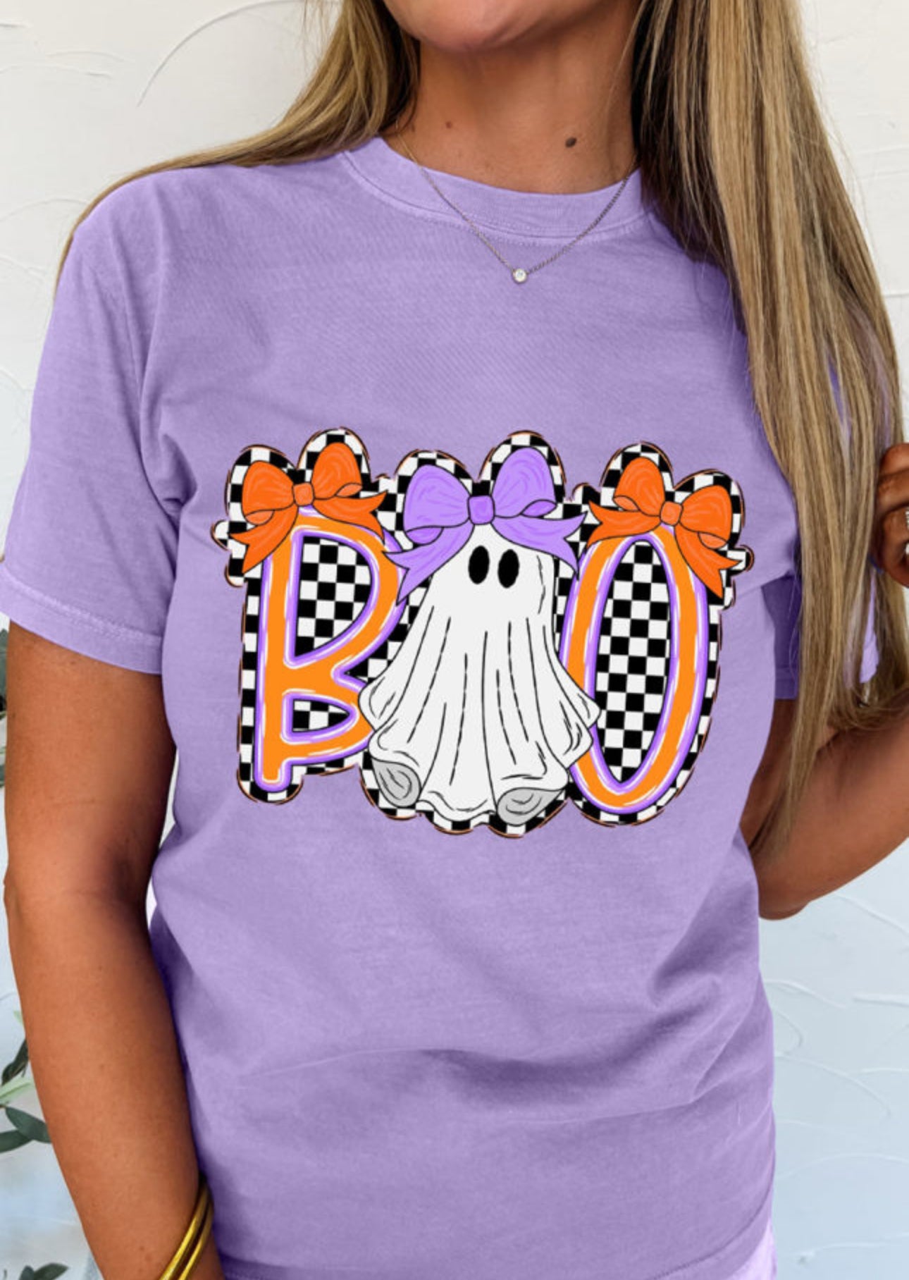 Purple boo tee