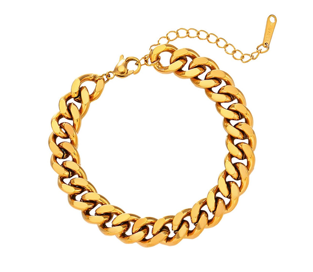 Golden Curb Bracelet 87354-0