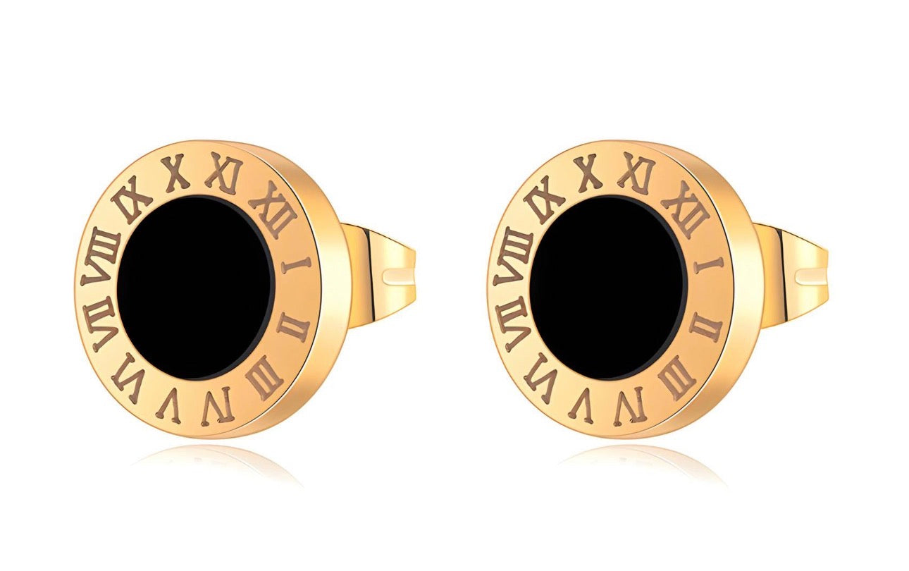 Roman Numeral Studs