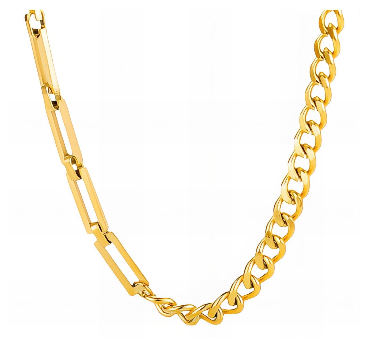 Double trouble chain necklace