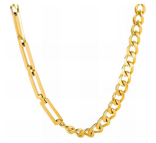 Double trouble chain necklace