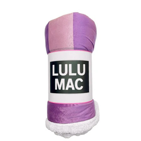 LULUMAC Sherpa Blanket Purple