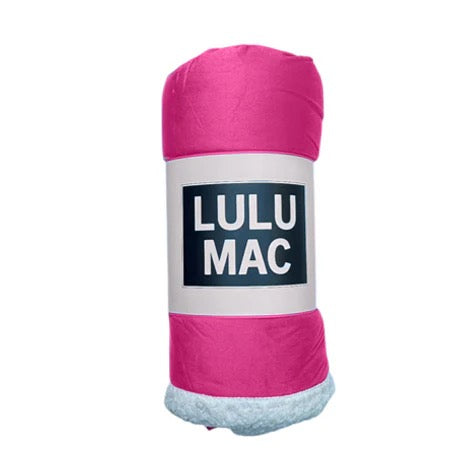 LULUMAC Sherpa Blanket Pink