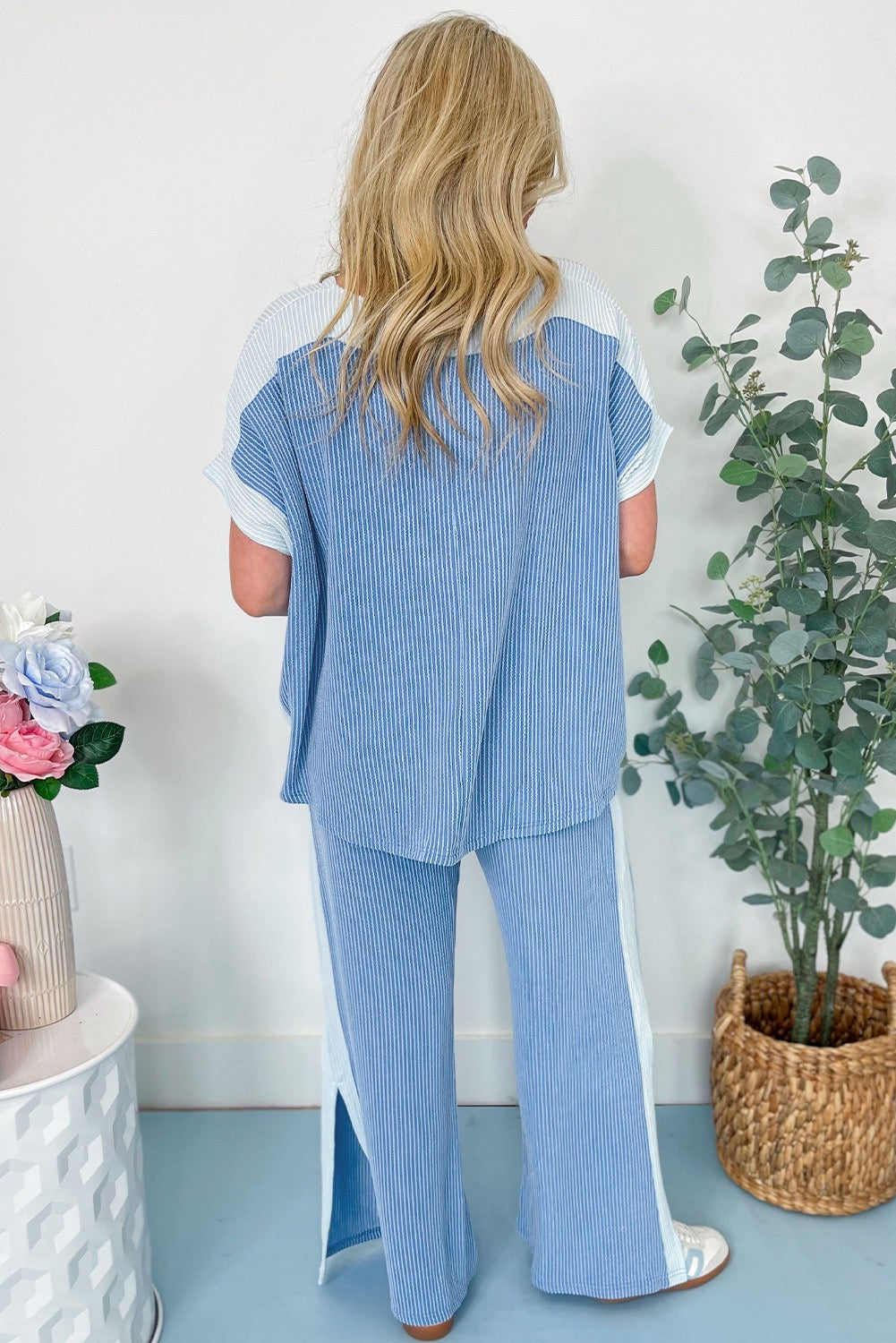 Sky Blue 2pc Outfit