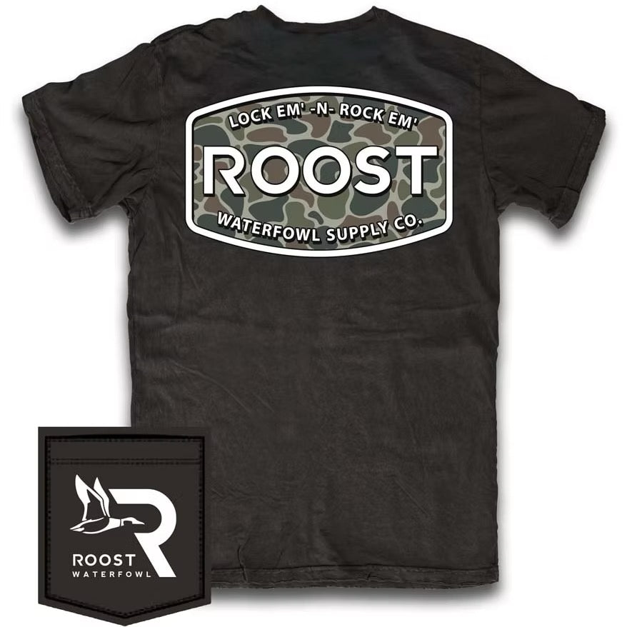 Roost Camo Logo LS Youth