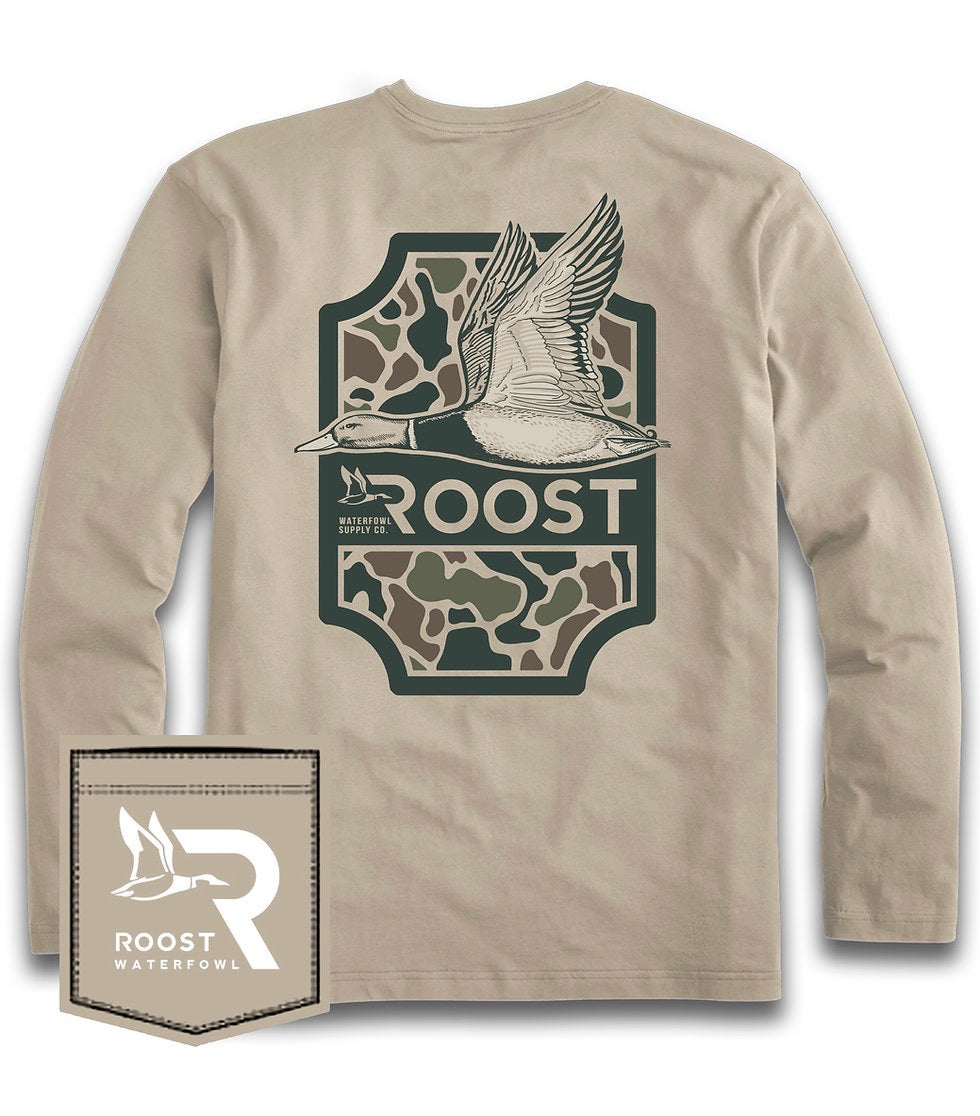 Youth Roost Camo Shield LS