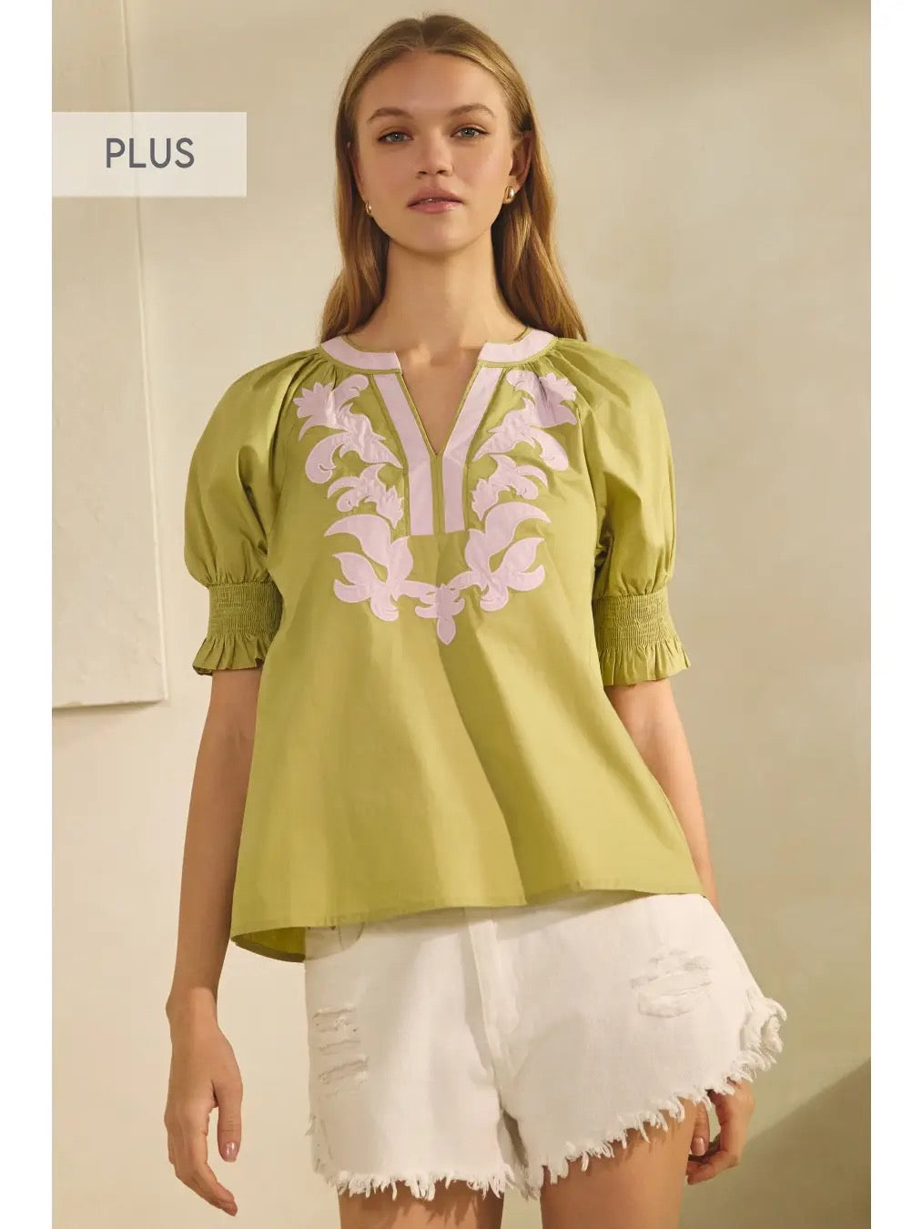 Basil Embroidery Blouse