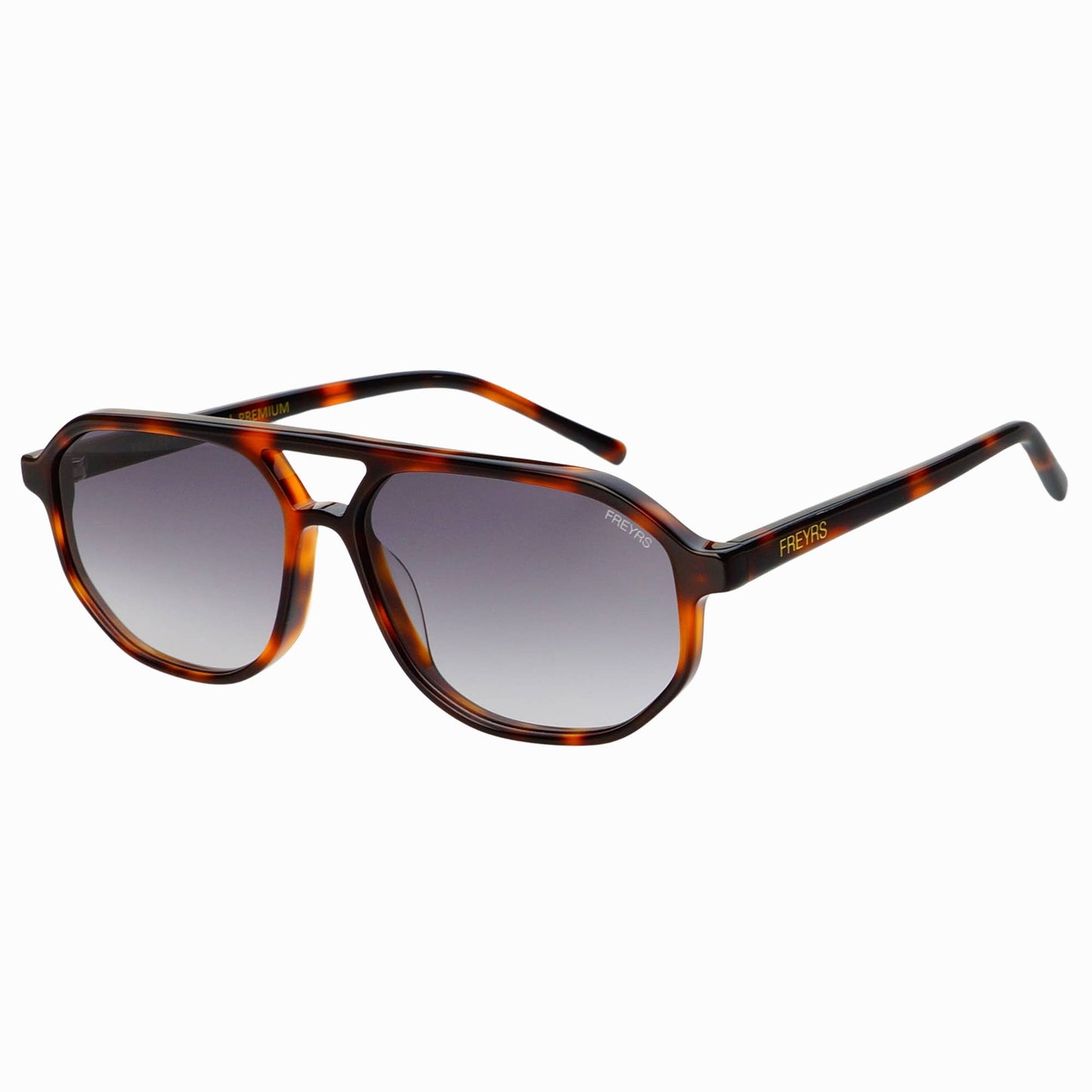 Fenix Acetate Mens Aviator Sunglasses : Tortoise / Gray