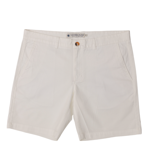 Bluff Short: White: 34