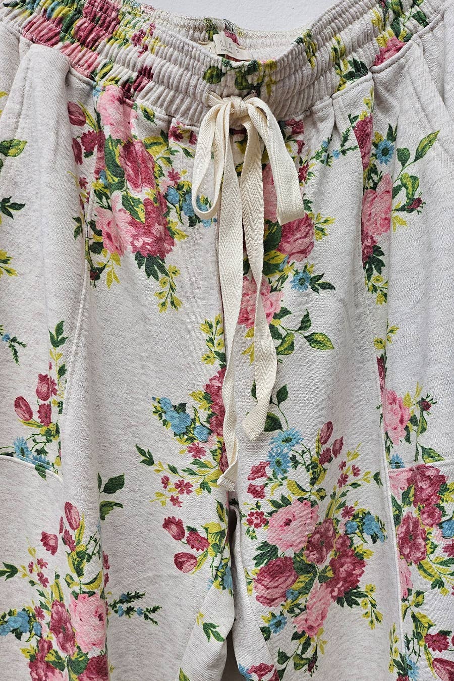 Printed Cotton Terry Jogger set